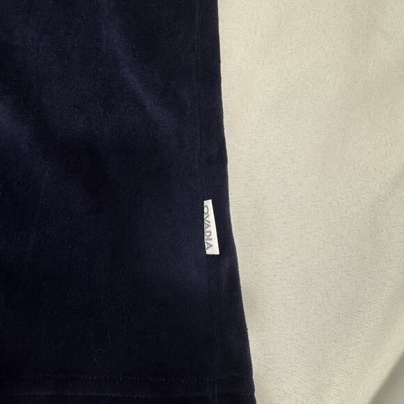 Ovadia & Sons Men's Medium Blue Velour Short Sleeve Crew Neck T-Shirt NEW - Picture 11 of 12